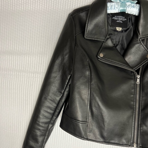 NWOT Riverdale Faux Leather South Side Jacket - Picture 4 of 9